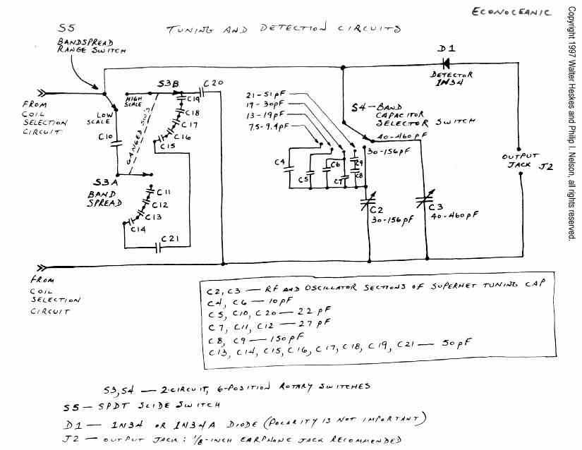Capacitor schematic and final wiring