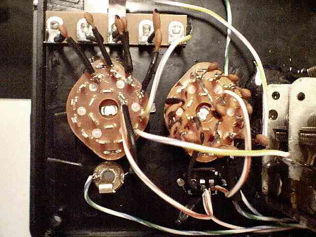 band spread and band cap selector switches